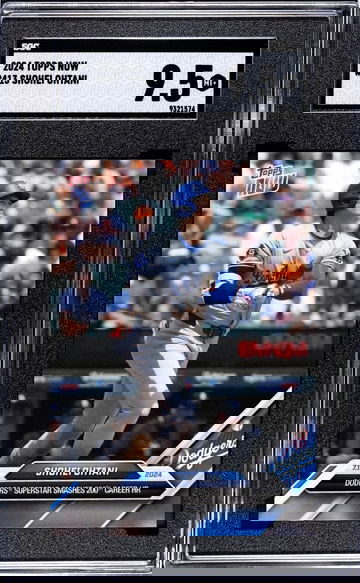 2024 TOPPS SHOHEI OHTANI NOW #413 200HR SGC 9.5