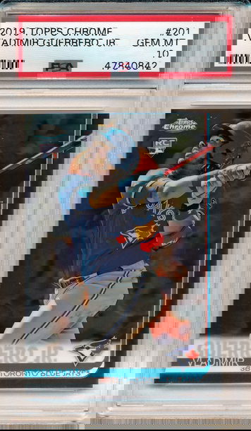 2019 Topps Chrome Vladimir Guerrero Jr PSA 10