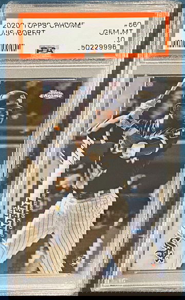 2020 Topps Chrome Luis Robert *True Rookie* PSA 10 GEM MINT