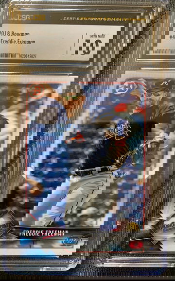 2018 Bowman Freddie Freeman CSG 10 GEM MINT