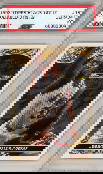 1993 Topps Black Gold #18 Shaquille O'Neal PSA 10