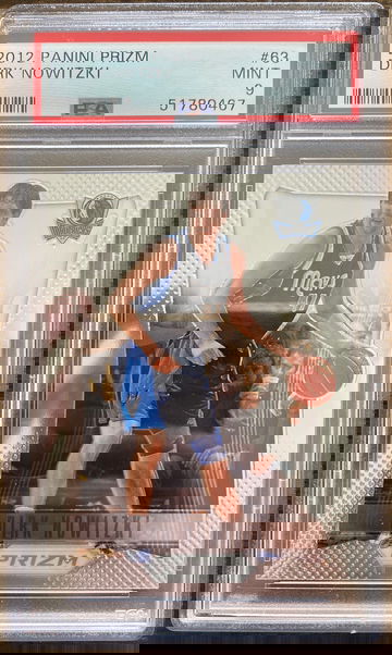 2012 panini prizm dirk nowitzki #63 PSA 9 Mint