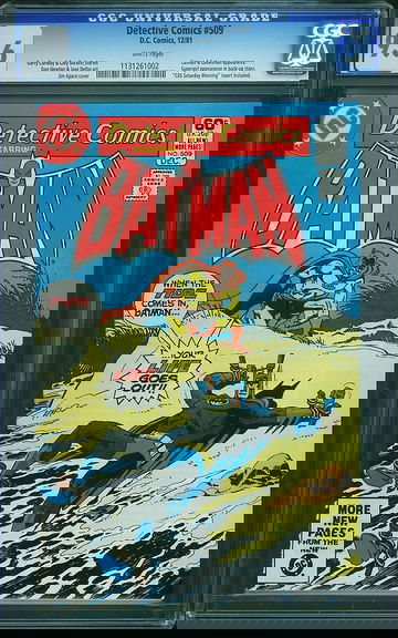 DETECTIVE COMICS #509, CGC 9.6 NM+