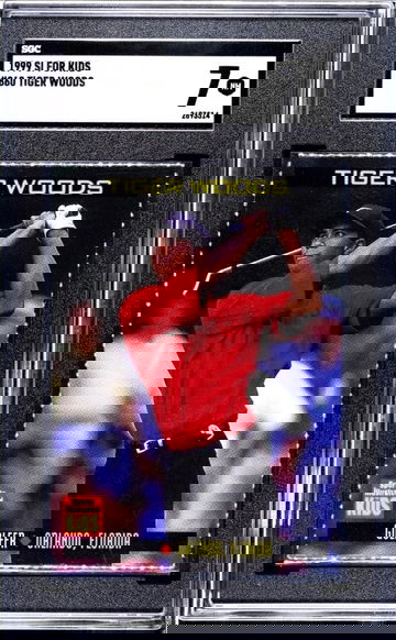 1999 SI for Kids #860 Tiger Woods [Series 4] SGC 7