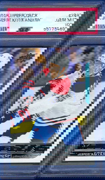 2018 Upper Deck Young Guns Jesperi Kotkaniemi RC #249 *PSA 10* Montreal Canadians