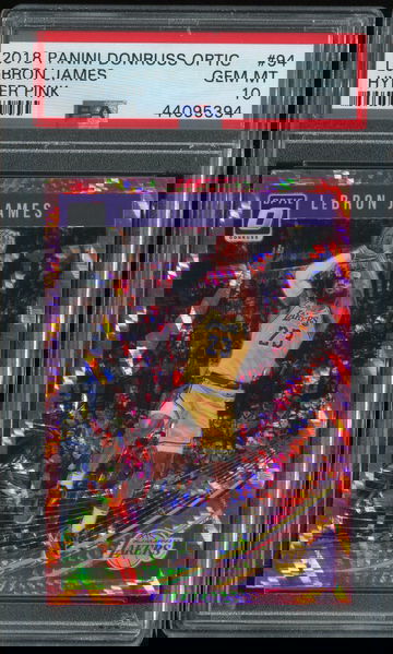 Lebron James Optic Pink Hyper PSA 10