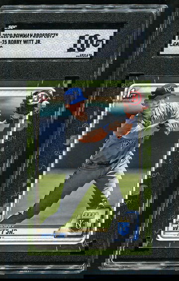 2020 Bowman Bobby Witt Jr 1st Bowman Camo SGC 10 Gem Mint