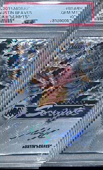 Austin reaves rookie scripts 2021 mosaic