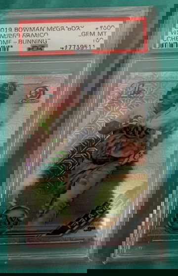 2019 Bowman Wander Franco Mega Box Chrome Prospect PSA 10