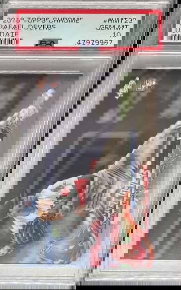 PSA 10 2018 Topps Chrome Rafael Devers Update #HMT23