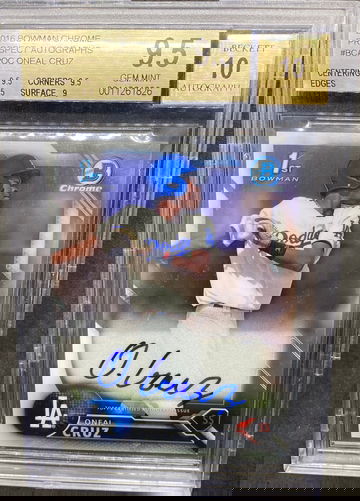 O’Neal Cruz bowman chrome auto