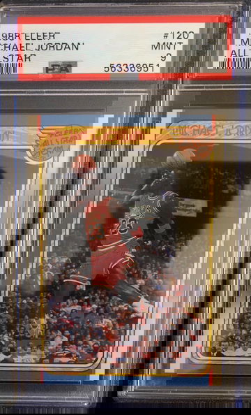 Michael Jordan 1988 Fleer #120 All-Star PSA 9