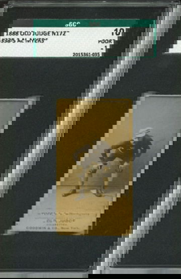 1887 N172 Old Judge #338-3 Al Meyers SGC 1