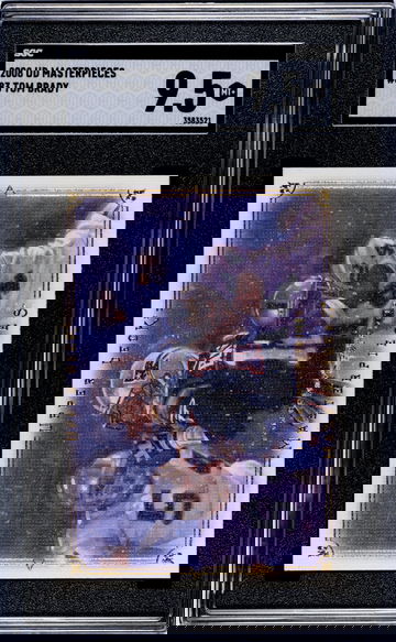 2008 Upper Deck Masterpieces #83 Tom Brady SGC 9.5