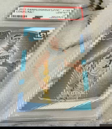 2017 Optic Lonzo Ball Psa 10 Gem-Mint