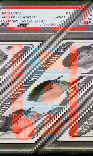 1969 Topps AL Batting Leaders (Yastremski, Cater, Oliva) #1 PSA 6 [BL-2.15]