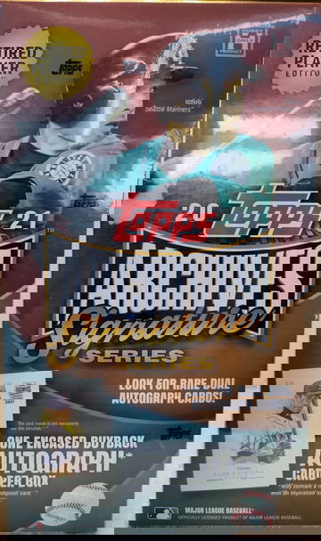 2 BOX LOT 2021 Topps Archives Signature Series Sealed Box 1 Encased Auto Per  Retired Player Edition Loaded with 1/1's