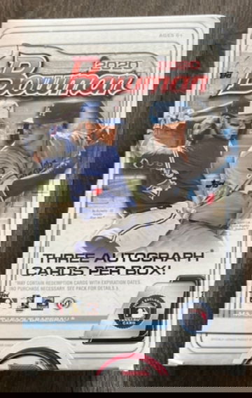 2020 Bowman Hobby Box Jumbo  3 auto HTA