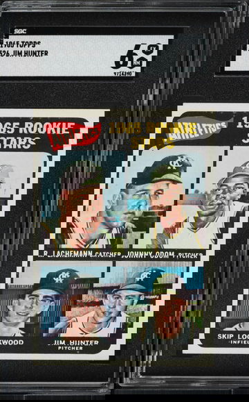 1965 Topps #526 Jim Catfish Hunter Rookie SGC 6 EX-NM HOF