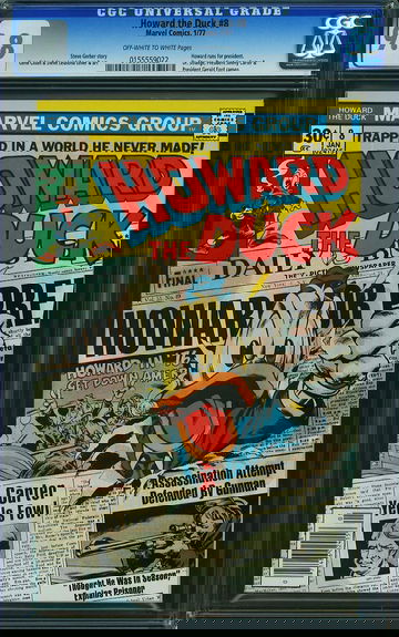 HOWARD THE DUCK #8, CGC 9.8 NM/MT