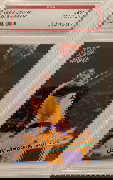 Kobe Bryant 1996 Ultra #52 PSA 9