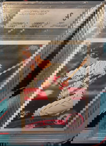 2011 Topps Update Mike Trout BGS 9