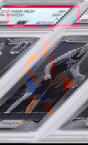 Dirk Nowitzki 2012 Prizm PSA 9