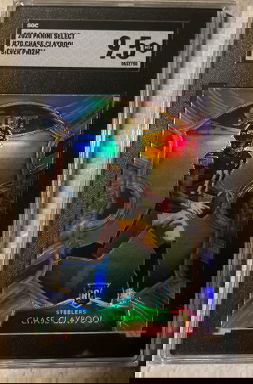 2020 Panini Select Chase Claypool Silver Prizm #70. 9.5!