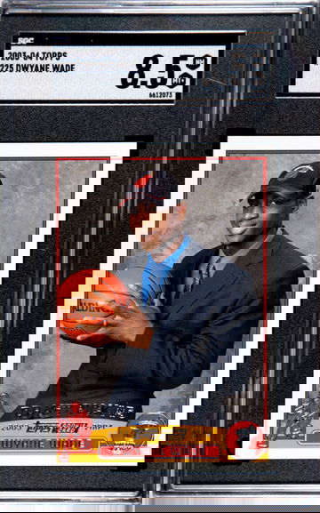 2003 Topps #225 Dwyane Wade SGC 8.5 Rookie Card RC