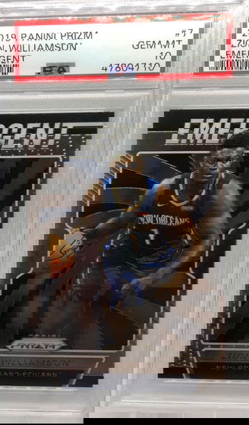 2019 Prizm Zion Williamson Emergent PSA 10 Gem-Mint