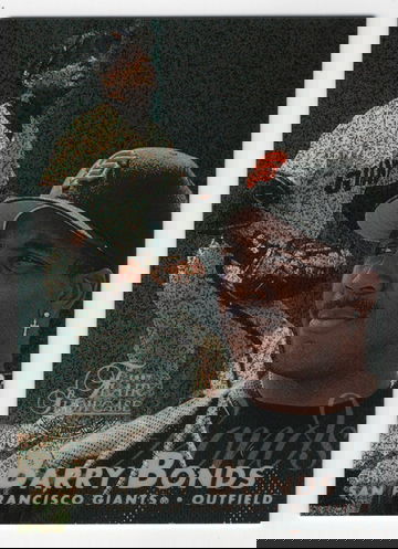 1997 FLAIR SHOWCASE ROW 0 # 25 BARRY BONDS HOF