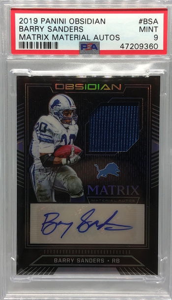 Barry Sanders Auto /25