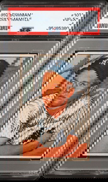 1952 Bowman Mickey Mantle #101 PSA 4 VG-EX - Iconic Vintage Baseball Card