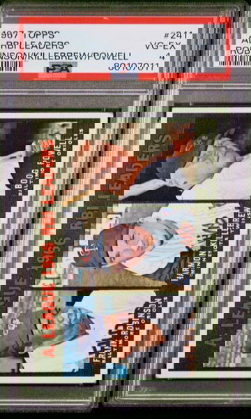 1967 Topps AL RBI Leaders (Robinson, Killebrew, Powell) #241 PSA 4 [BL-2.26]