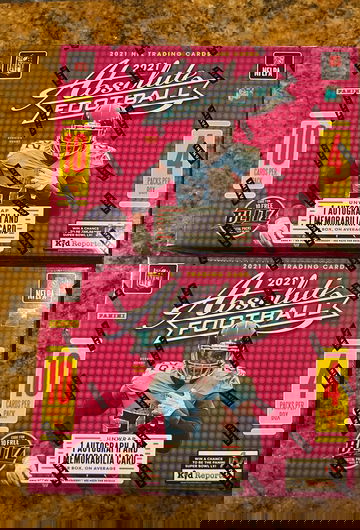 2021 Panini Absolute Football Mega Box 2 Box Lot