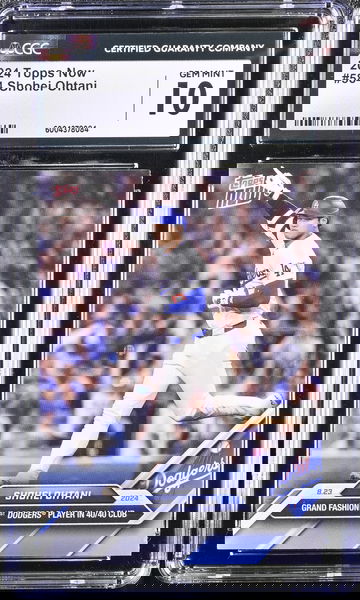 2024 TOPPS SHOHEI OHTANI #584 limited print CGC 10