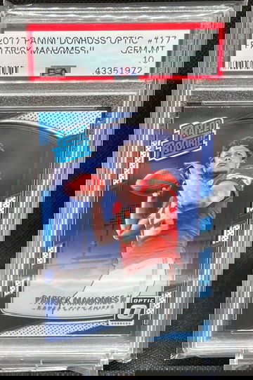 2017 Donruss Optic #177 Patrick Mahomes PSA 10