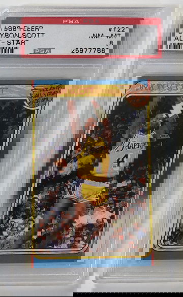 1988 Fleer Byron Scott All-Star PSA 8