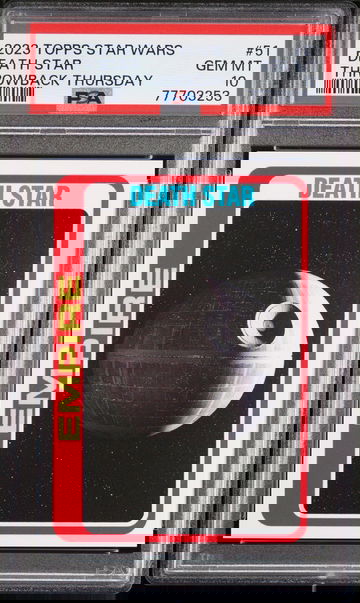 2023 Topps Star Wars Throwback Thursday Death Star #51 PSA 10