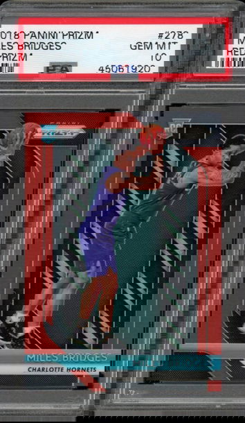 2018 Prizm Miles Bridges Red Prizm PSA 10 /299