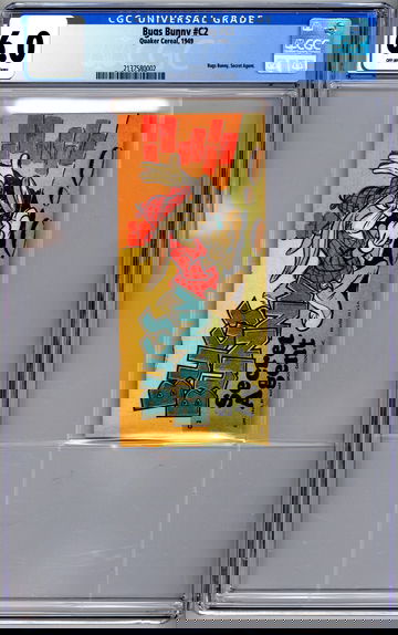 BUGS BUNNY #C2 CGC 6.0 *SECRET AGENT* QUAKER CEREAL MINI PROMO GIVEAWAY 1949