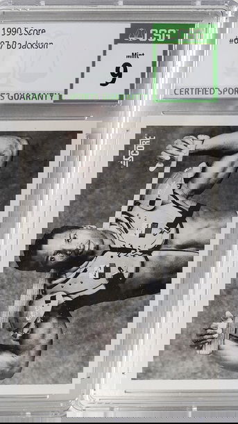 1990 Score Bo Jackson #697 CSG 9