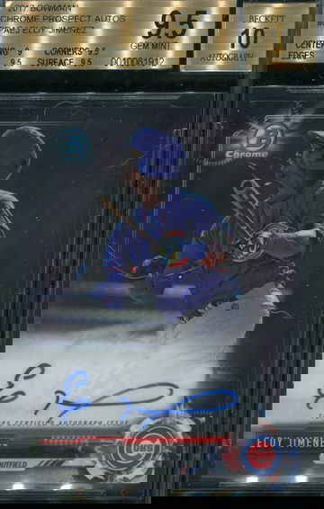 2017 Bowman Chrome Prospect Auto Eloy Jimenez BGS 9.5 10