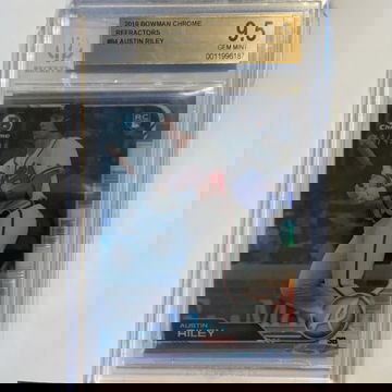 Austin Riley 2019 Bowman Chrome Refractor BGS 9.5