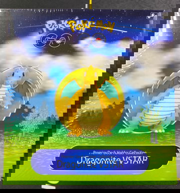 Pokemon GO Premier Deck Holder Box Dragonite VStar Collection Sealed