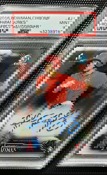 2016 Bowman Jahmai Jones Auto PSA 9