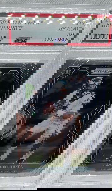 2020 Panini Prizm Jalen Hurts RC PSA 10