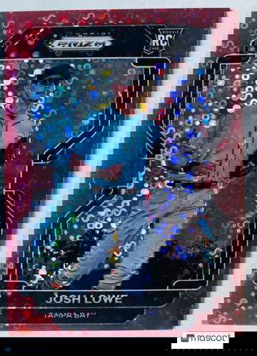 JOSH LOWE 2022 Panini Prizm Tier II #215 RED DONUT CIRCLES SP #18/99 Rookie RC