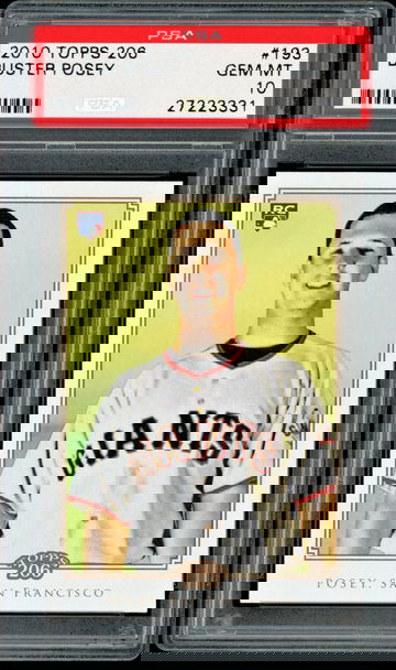 2010 Topps 206 #193  Buster Posey  RC  PSA 10  Giants