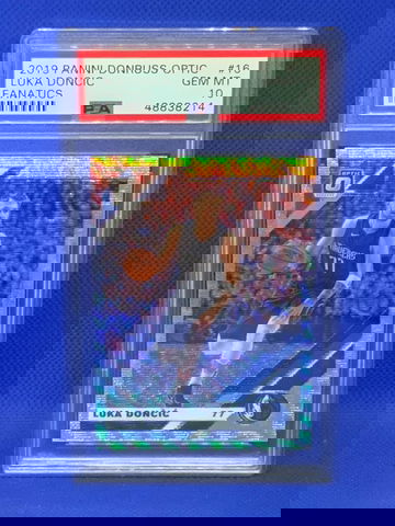 2019 panini donruss optic LUKA DONCIC FANATICS PSA 10